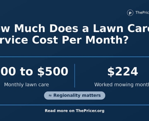 Lawn Care Service Cost per Month