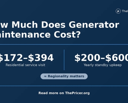 Generator Maintenance Cost