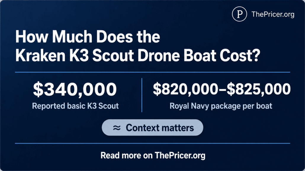 Kraken K3 Drone Cost