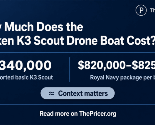Kraken K3 Drone Cost