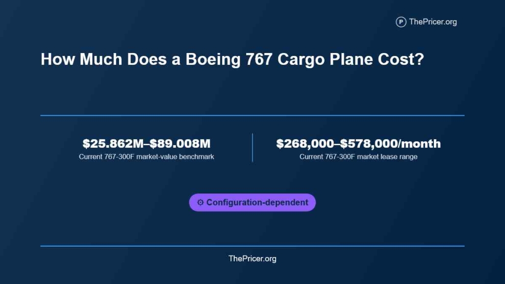 Boeing 767 Cargo Plane Cost