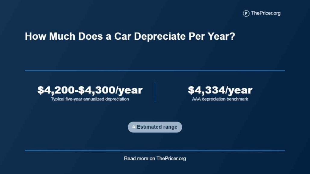 Car Depreciation per Year