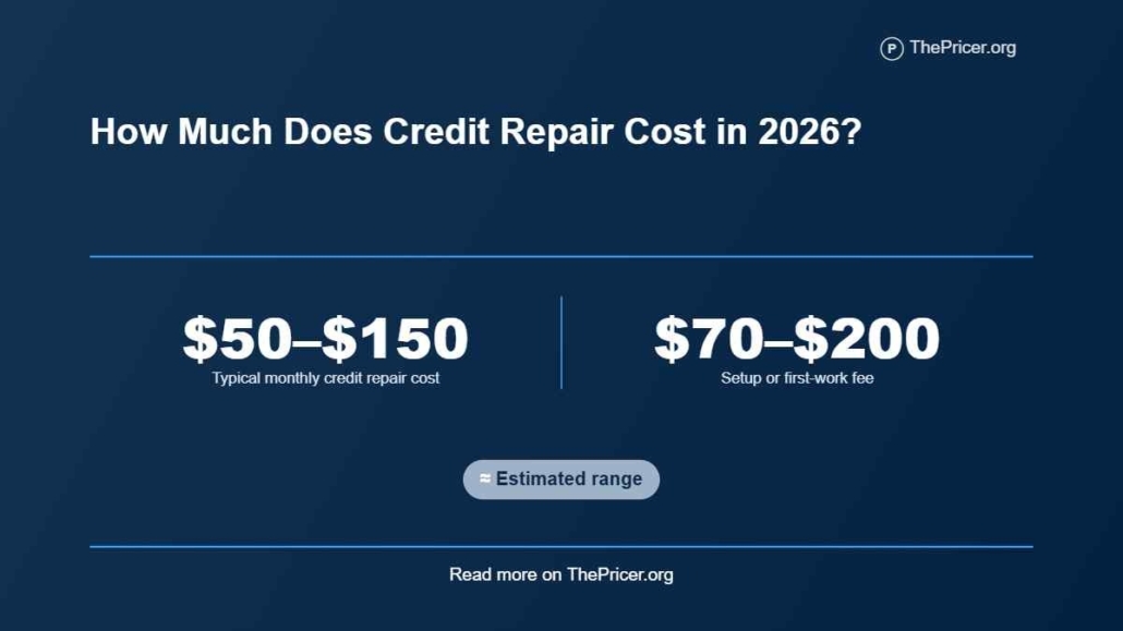 Credit Repair Cost