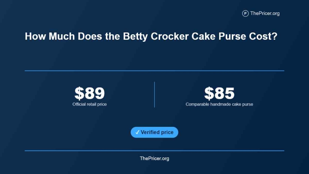 Betty Crocker Cake Purse Cost