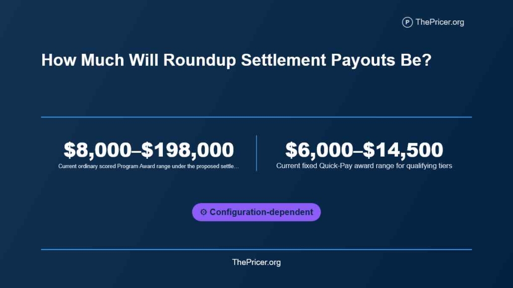 Roundup Settlement Payouts