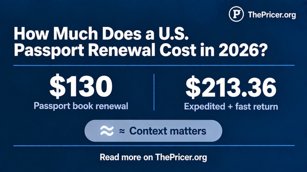 Passport Renewal Cost