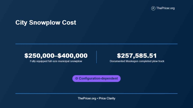 City Snowplot Cost