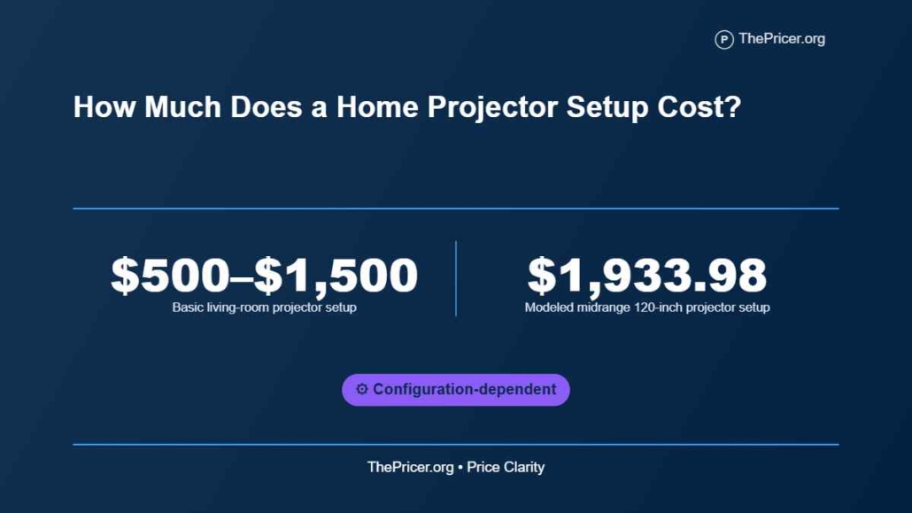 How Much Does A Home Projector Setup Cost?