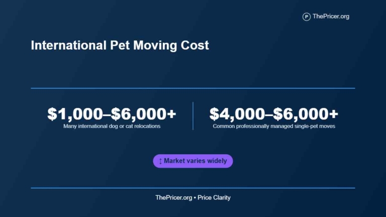 International Pet Moving Cost